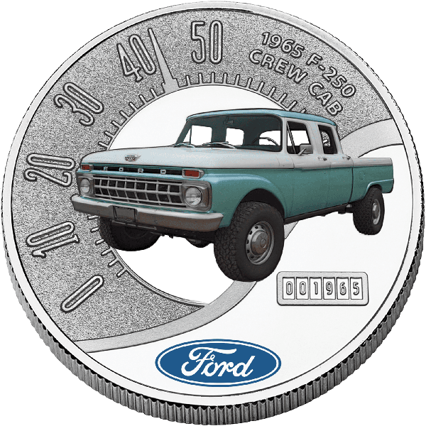 2025 Liberia $1 Ford Truck Series - 1965 F-250 | Littleton Coin