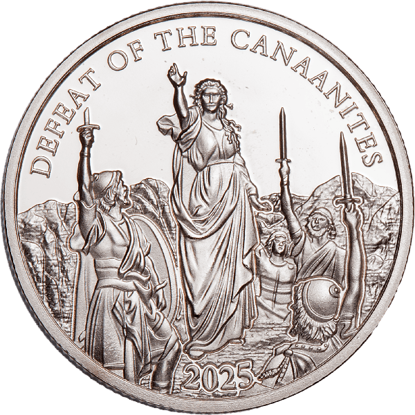 2025 Niue Half Dollar Bible Stories - Defeat of the Canaanites