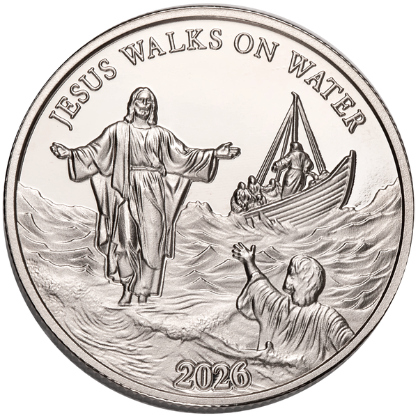 2026 Niue Half Dollar Bible Stories - Jesus Walks on Water