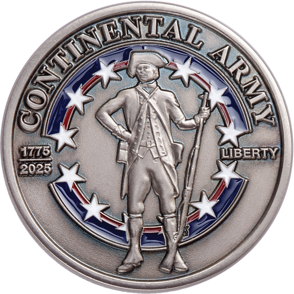 1775-2025 250 Years of Service Continental Army Challenge Coin
