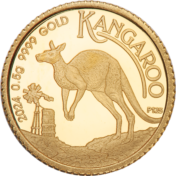 2024 Australia 1/2 Gram Gold $2 Mini Roo
