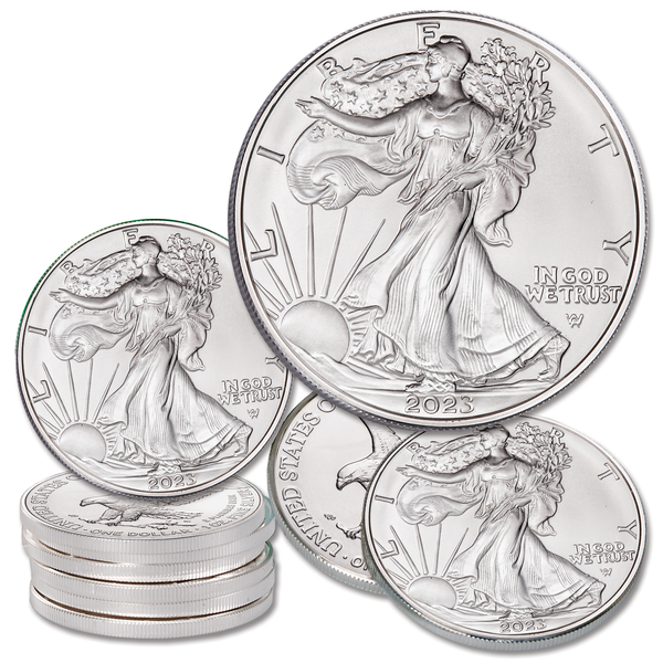 2023 Ten $1 American Silver Eagles