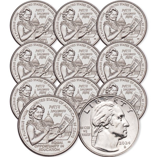 2024-D Ten Patsy Takemoto Mink U.S. Women Quarters | Littleton