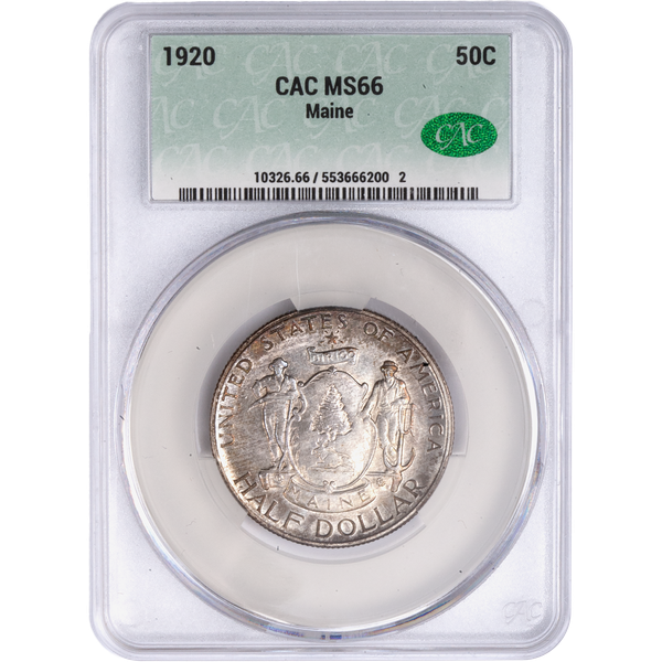 1920 Maine Centennial Silver Half Dollar
