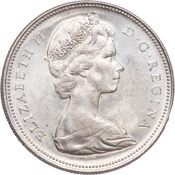 1965-1966 Canada Silver Dollar