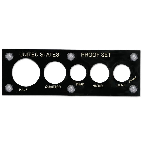 Cap Holder Prf Set 5 Coin W/Screws