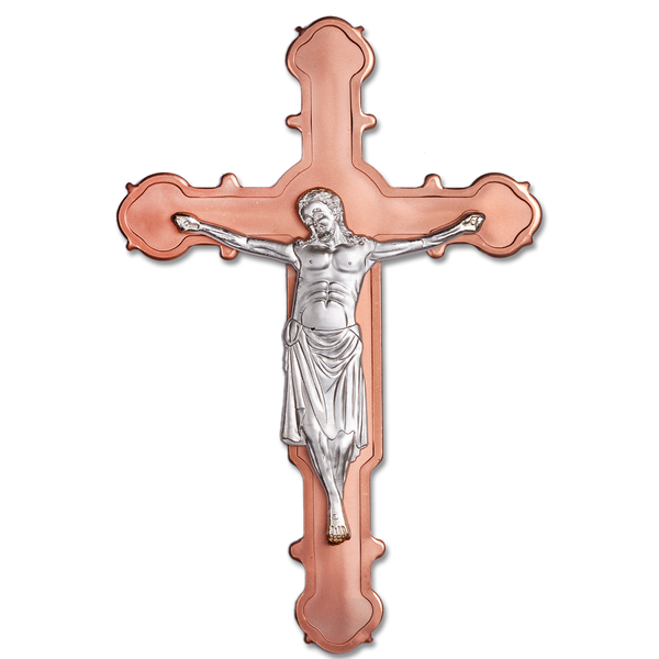 2023 Cameroon 1 oz. Silver and Copper 2000 Franc CFA Bi-Metal Crucifix