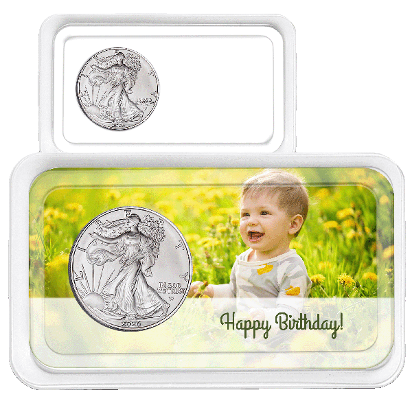 Personalized 2026 American Silver Eagle Showpak | Littleton Coin