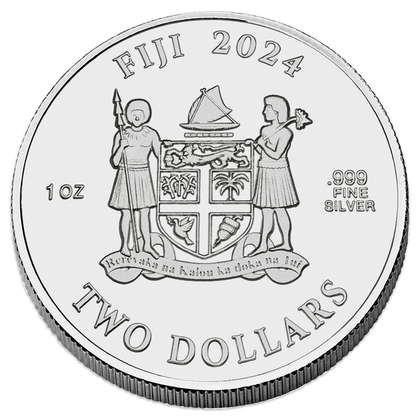 2024 Fiji 1 oz. Silver $2 Holiday Angel | Littleton Coin Company
