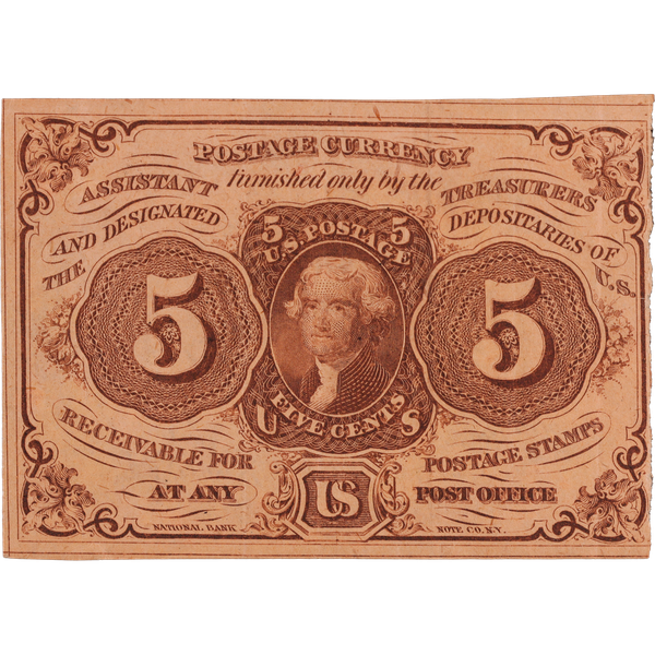 5¢ Fractional Currency Note