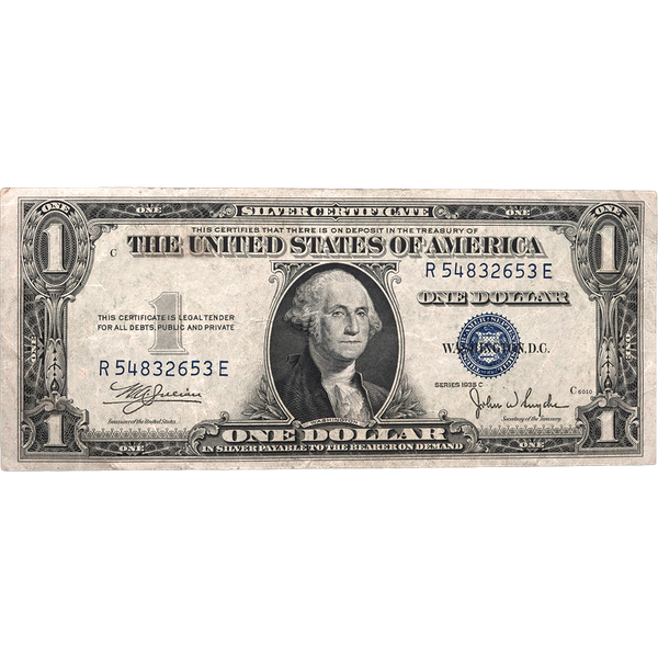 1935C $1 Silver Certificate VG