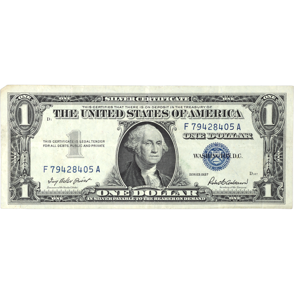 1957 $1 Silver Certificate VG | Littleton Coin Company
