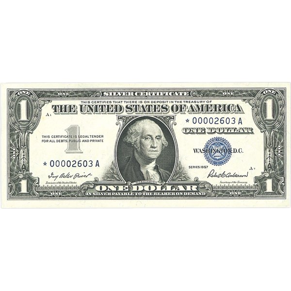 A Silver Certificate Series 1957