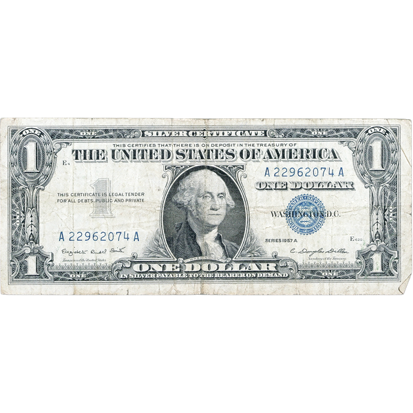 1957A $1 Silver Certificate