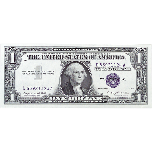 1957A $1 Silver Certificate