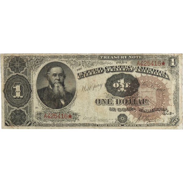 Series 1890 $1 Treasury Note, Large Size
