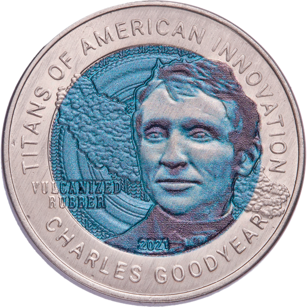 2021 Ghana Titanium 2 Cedis Titans of American Innovation
