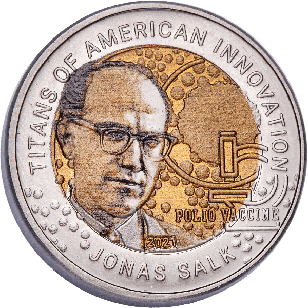 2021 Ghana Titanium 2 Cedis Titans of American Innovation - Jonas