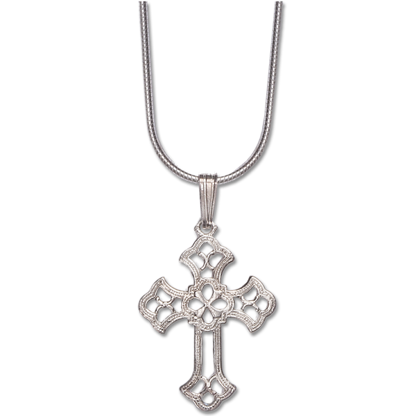Cross Sterling Silver Necklace