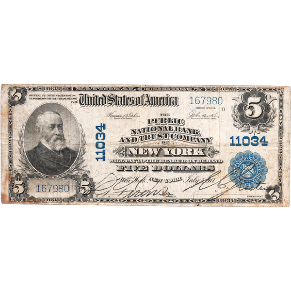 1902 $5 National Bank Note