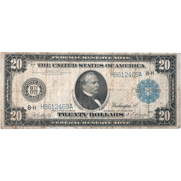 Series 1914 $20 Large-Size Federal Reserve Note