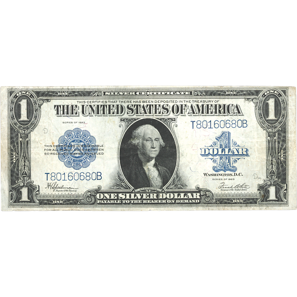 1923 $1 Silver Certificate