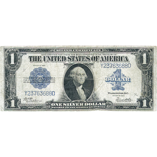 1923 $1 One Dollar Silver Certificate Large Note, Fine - Jewelry & Coin  Mart, Schaumburg, IL