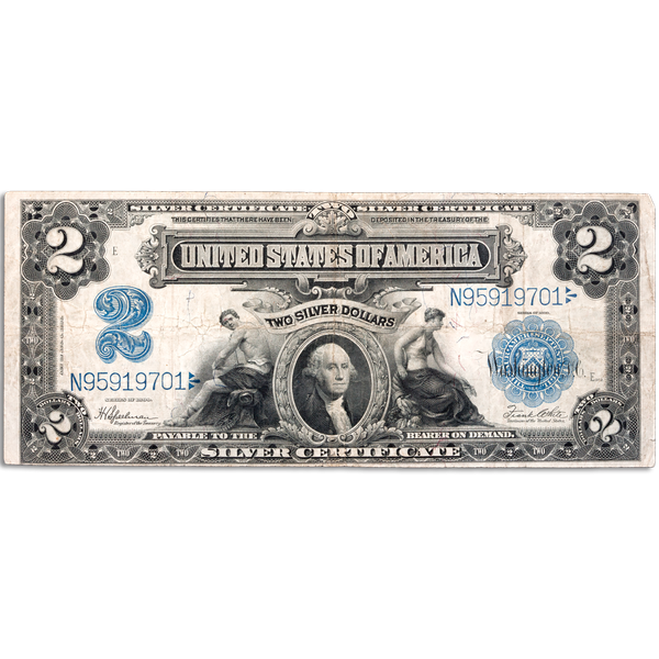 Series 1899 $2 Large-Size Silver Certificate
