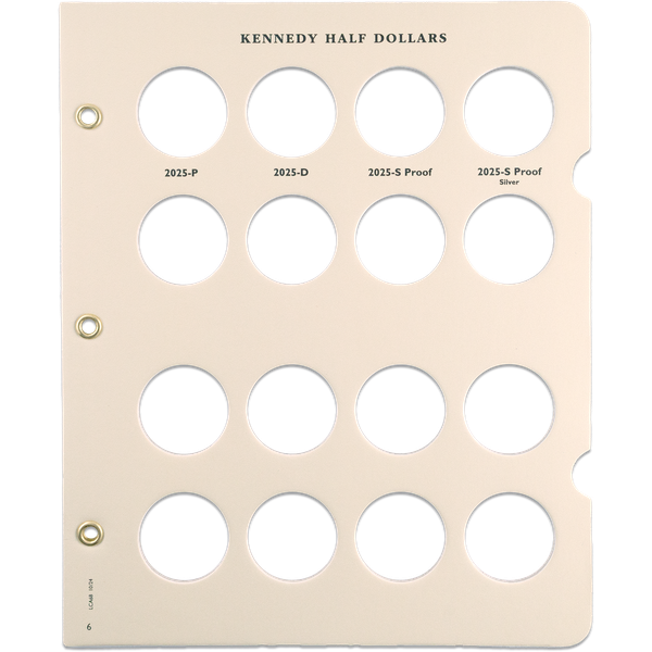 2025- Kennedy Half Dollars Update Page