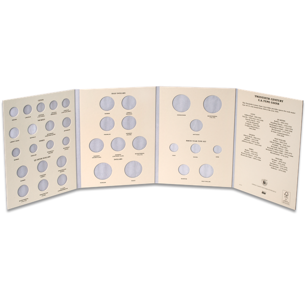 20th Century Type Coins Folder | Littleton Coin Company