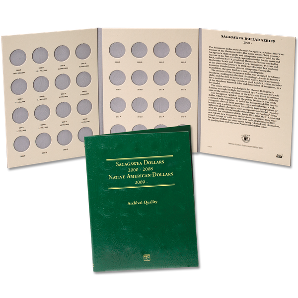 2000-2015 Sacagawea Dollars Folder | Littleton Coin Company