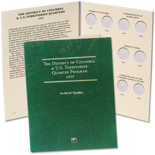 2009 District of Columbia & U.S. Territories Quarter Folder
