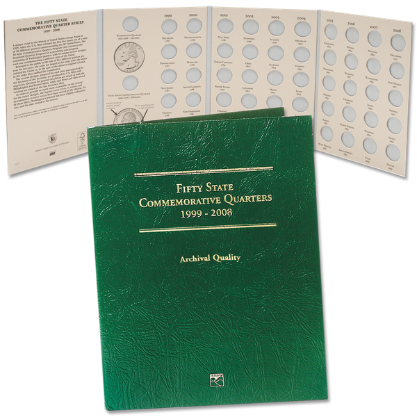 1999-2008 Statehood Quarters Display Folder