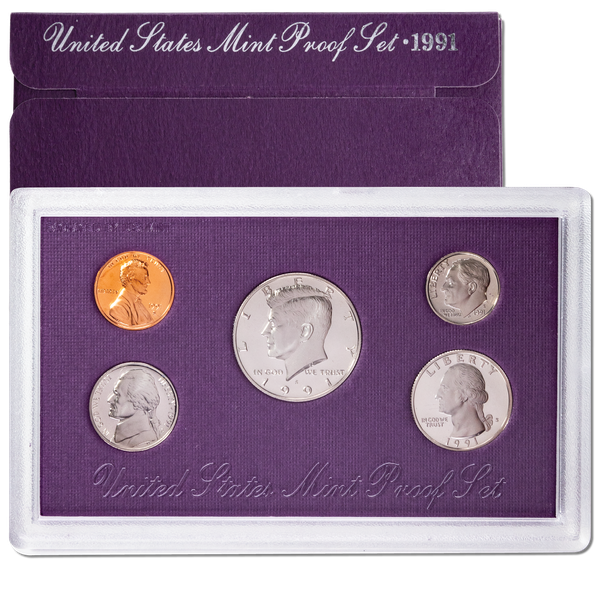 1991-S U.S. Mint Clad Proof Set