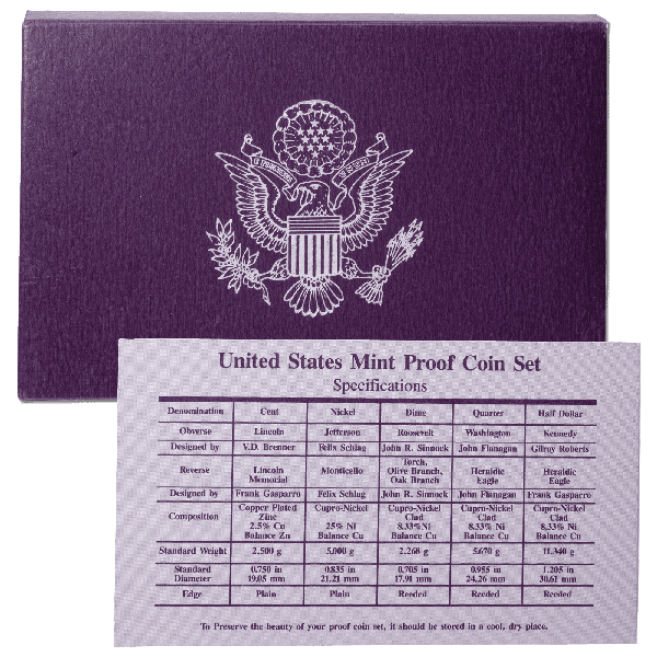 1993-S U.S. Mint Clad Proof Set | Littleton Coin Company