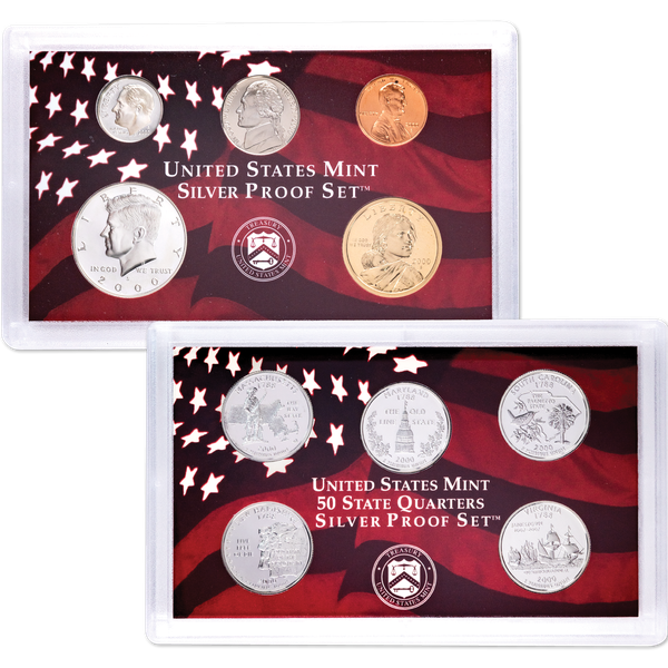 2000-S U.S. Mint Silver Proof Set