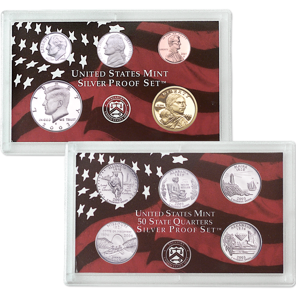 2003-S U.S. Mint Silver Proof Set