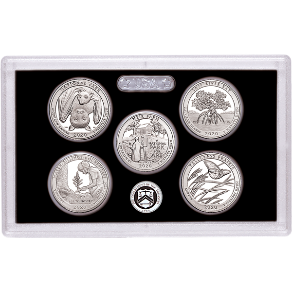 2020-S America's National Park Quarters Silver Proof Set