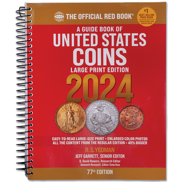 2024 Red Book - Guide Book of U.S. Coins (Large Print Softcover)