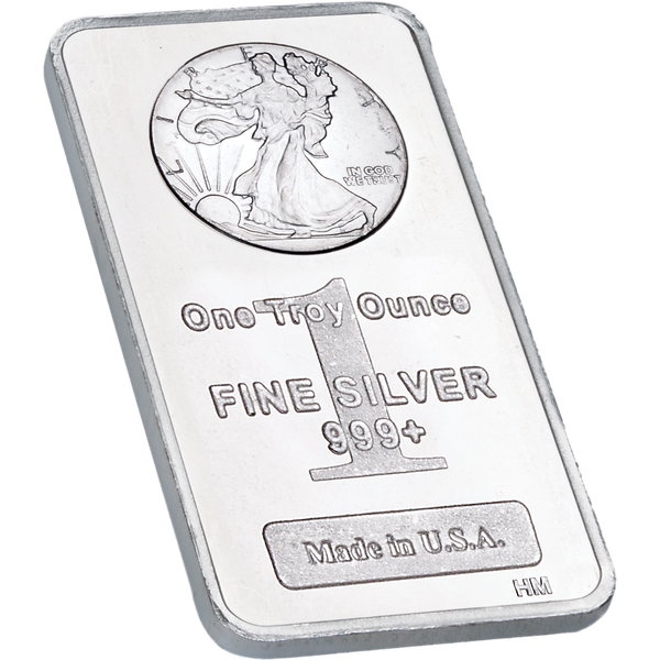 1 oz. Liberty Walking Silver Bar