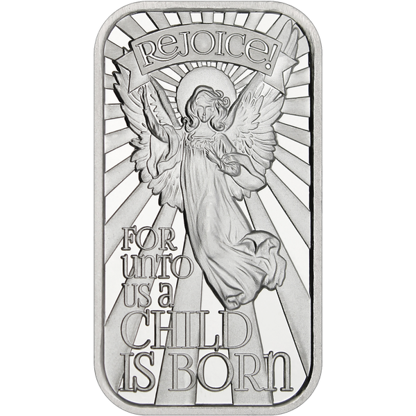 2024 Rejoice! Angel 1 oz. Silver Bar