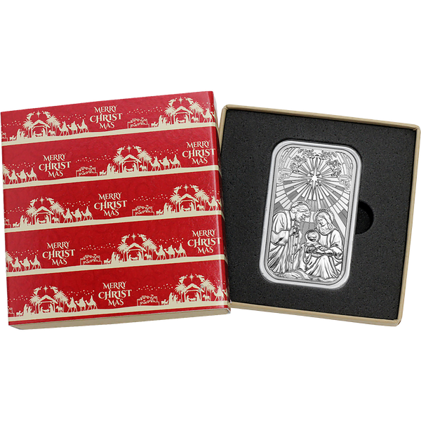 2025 Nativity 1 oz. Silver Bar | Littleton Coin Company