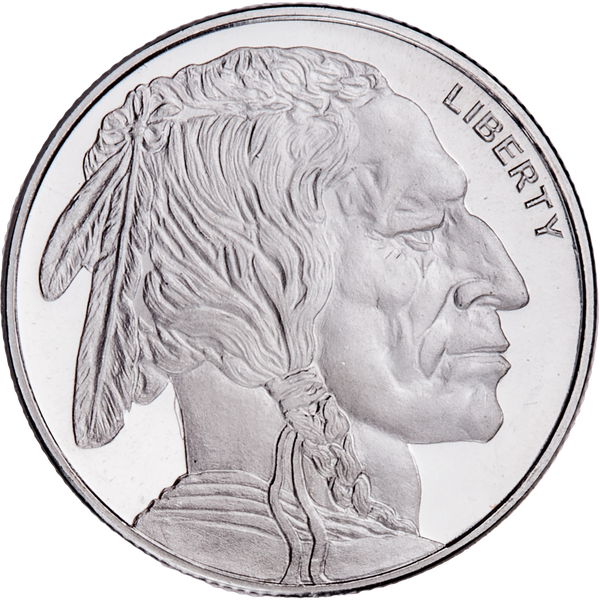 1/4 oz. Buffalo Nickel Silver Round