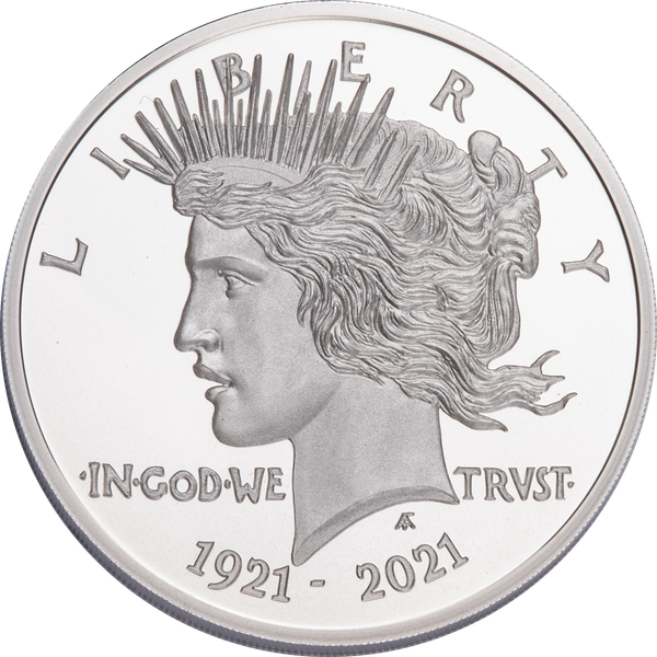 1921-2021 Peace Dollar 1 oz. Silver Round
