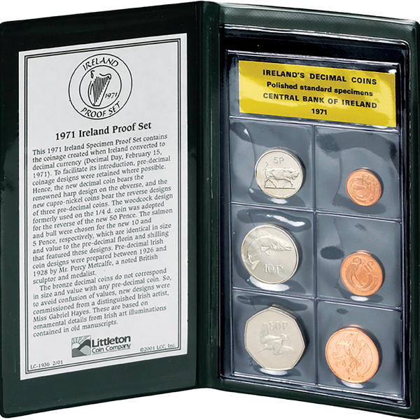 1971 Ireland Proof Set