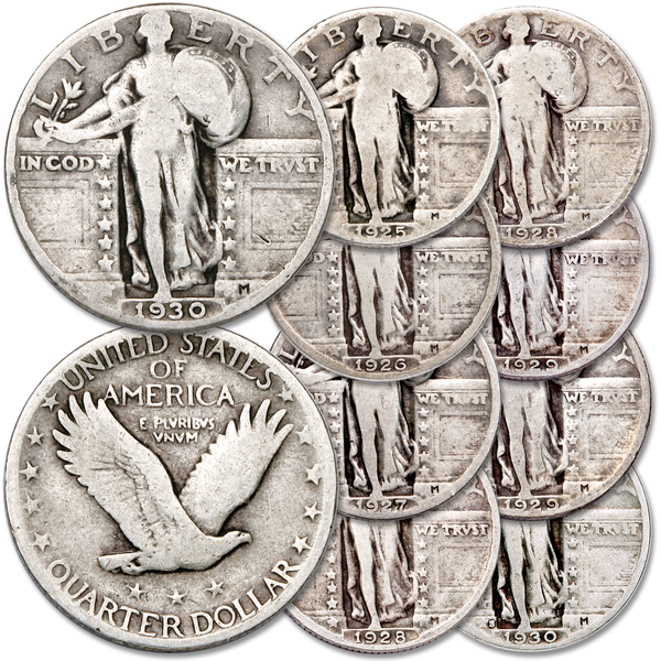 1925-1930 Standing Liberty Quarter Set