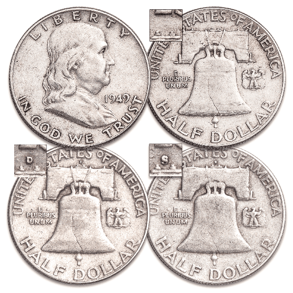 1949-1963 All-Mint Franklin Half Dollar Set | Littleton Coin