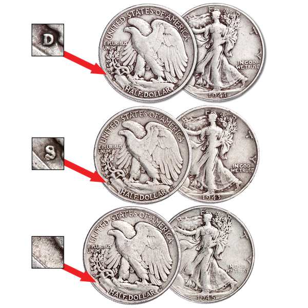Liberty Walking Half Dollar All-Mint Set