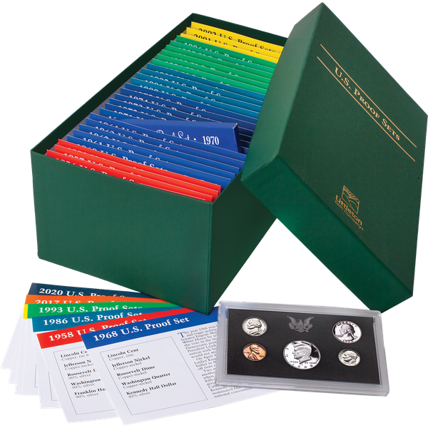 Proof Set Storage Box - Green