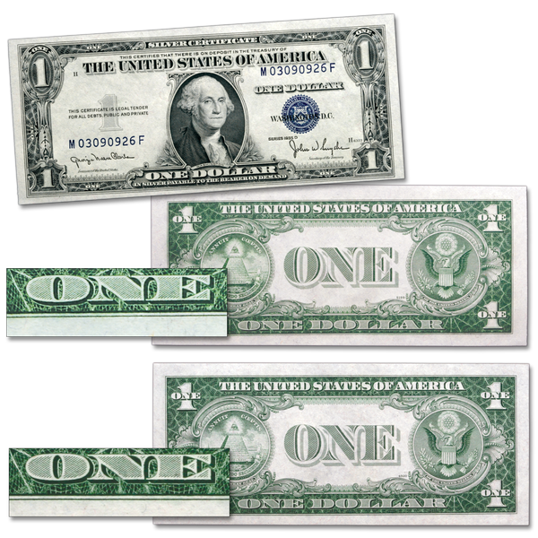 1935D $1 Silver Certificate Wide Design One Dollar Currency Paper Money  1935 D
